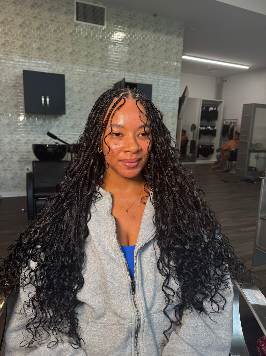 Natural Black Loose Wave Bulk Human Hair