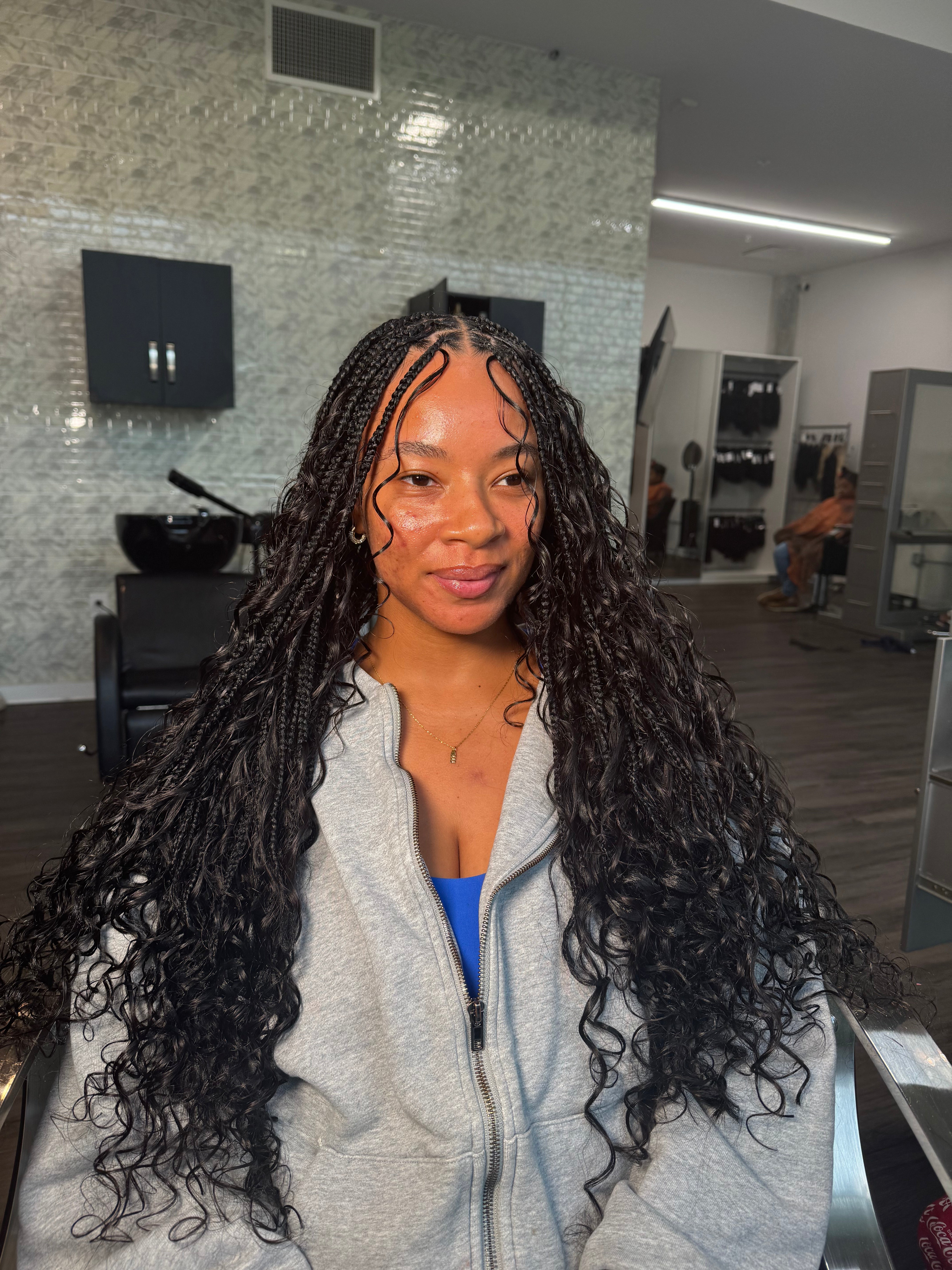 Natural Black Loose Wave Bulk Human Hair