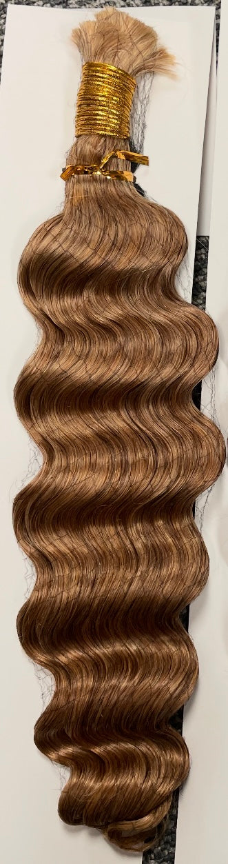 Honey Blonde #27 Loose Deep Wave Bulk Hair