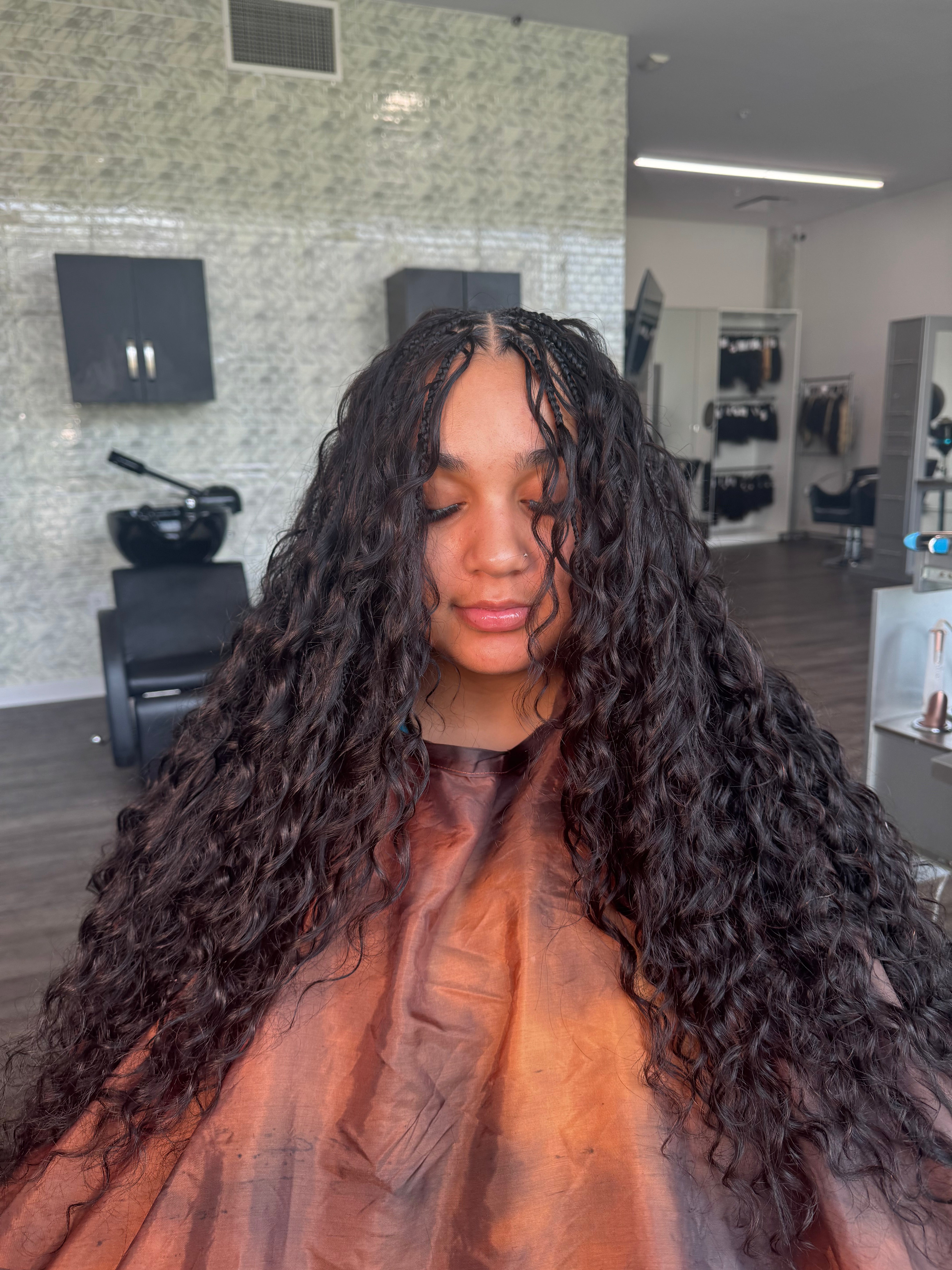 Natural Black Loose Wave Bulk Human Hair