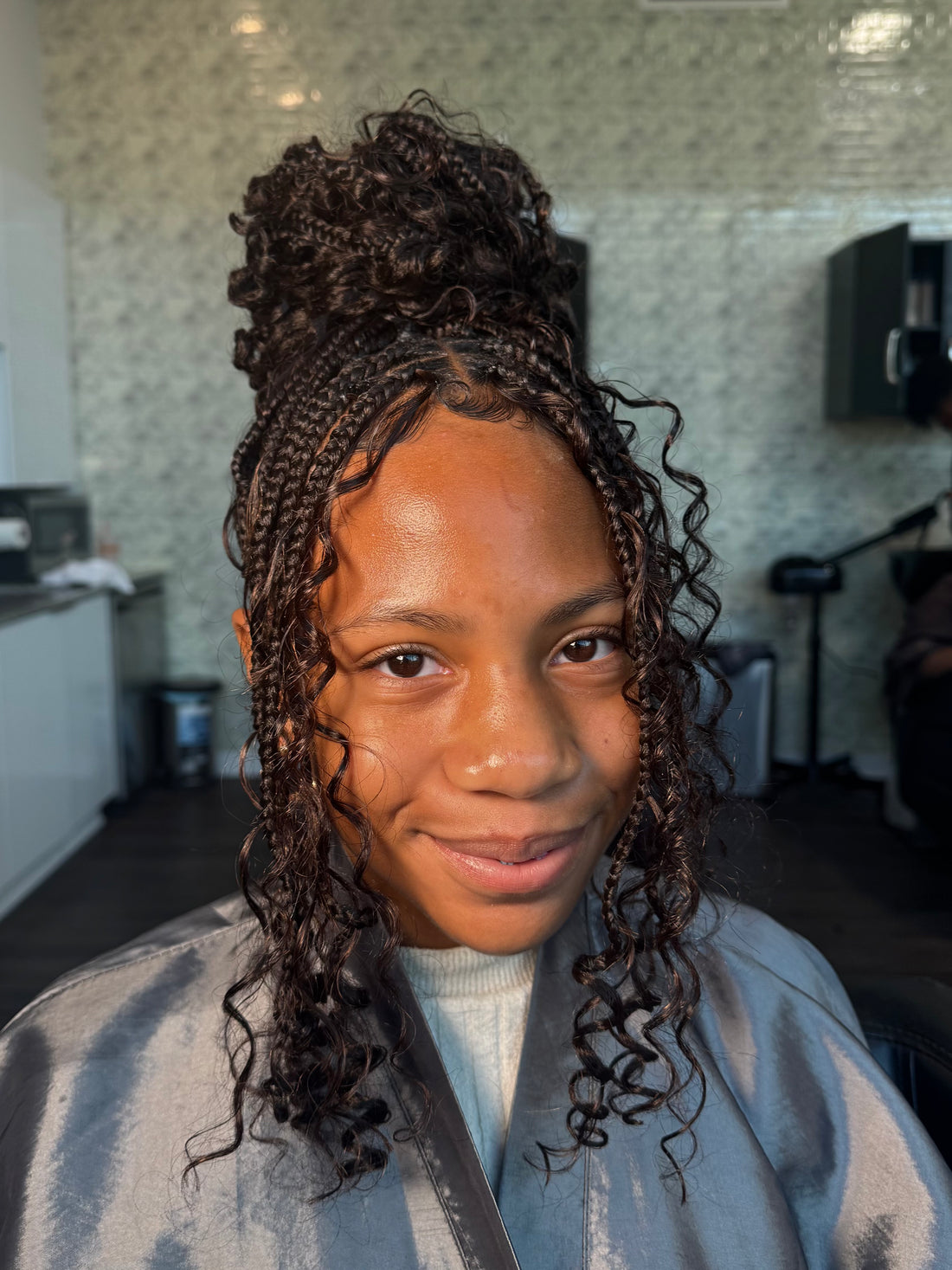 Chocolate Brown #4 Deep Wave Bulk Human Hair