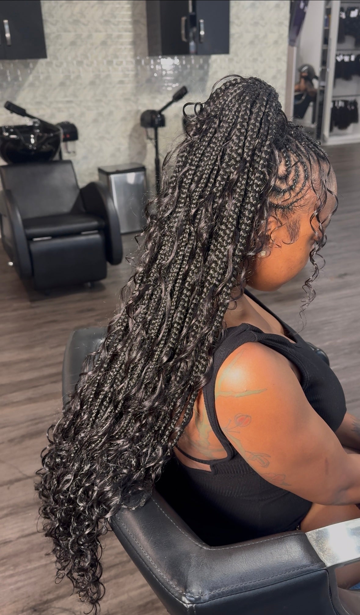 Natural Black Loose Wave Bulk Human Hair