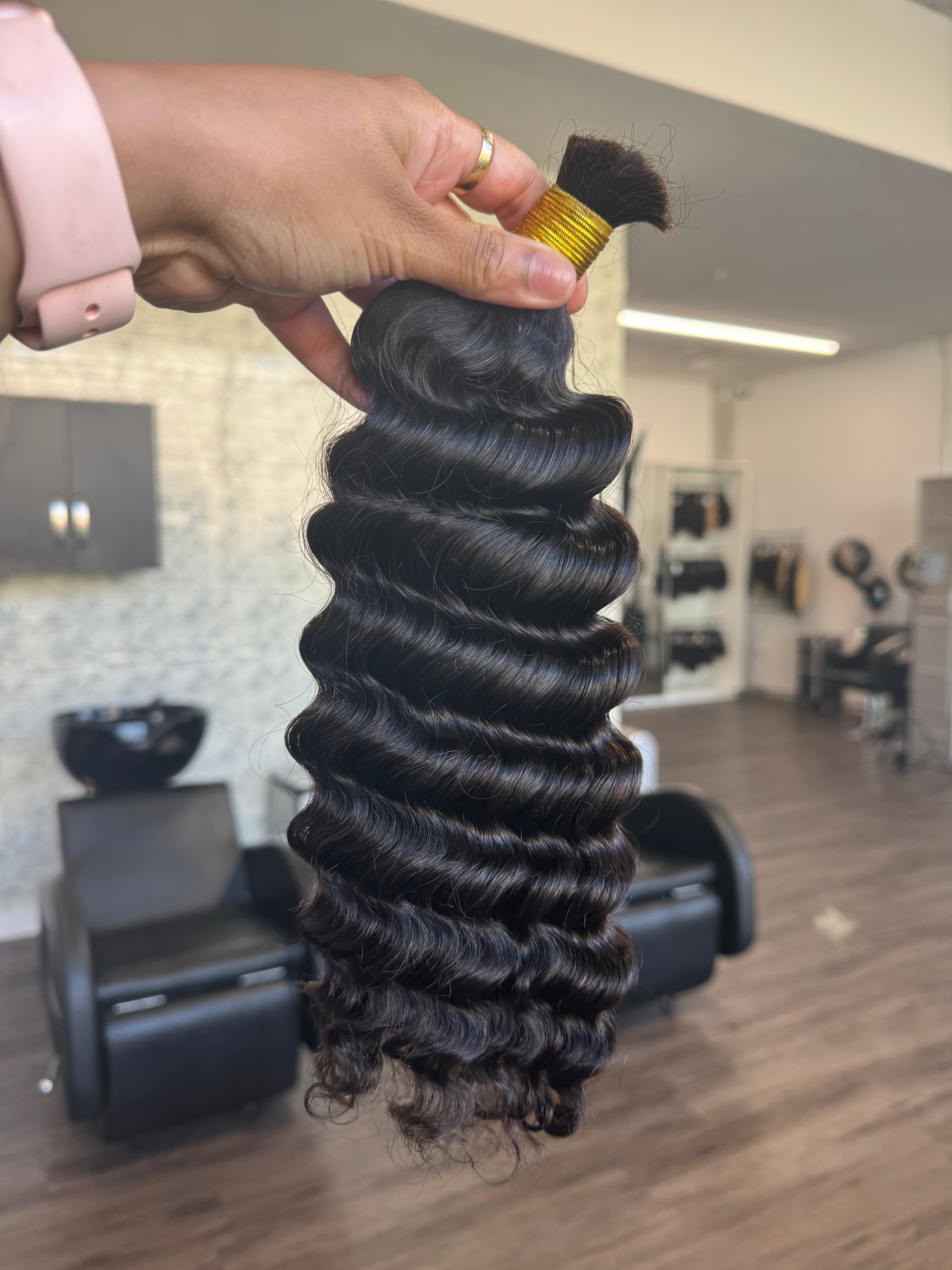 Natural Black Deep Wave Human Hair