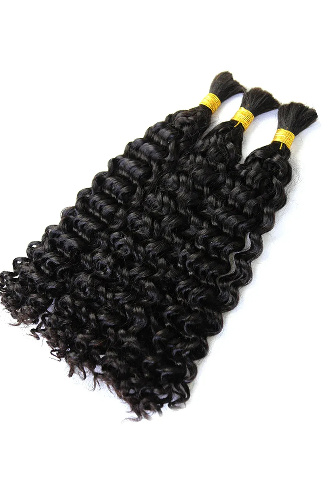 Natural Black Water Wave Bulk Hair