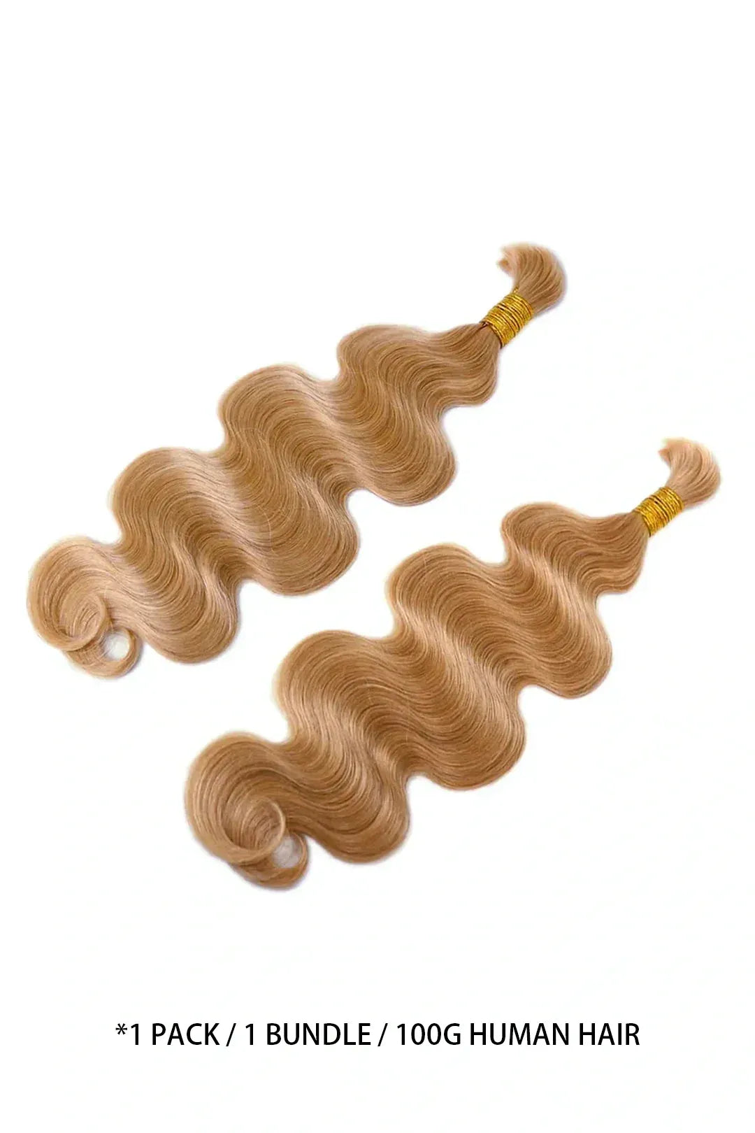 Honey Blonde #27 Body Wave Bulk Hair