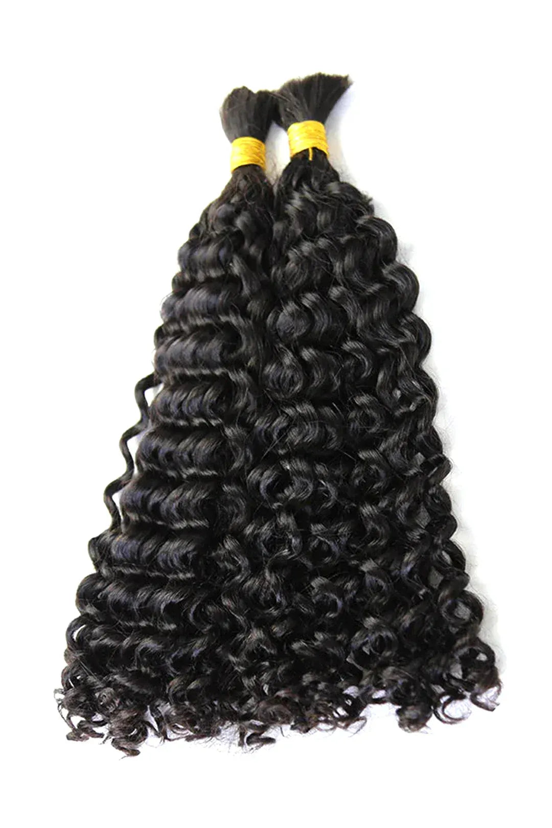 Natural Black Water Wave Bulk Hair