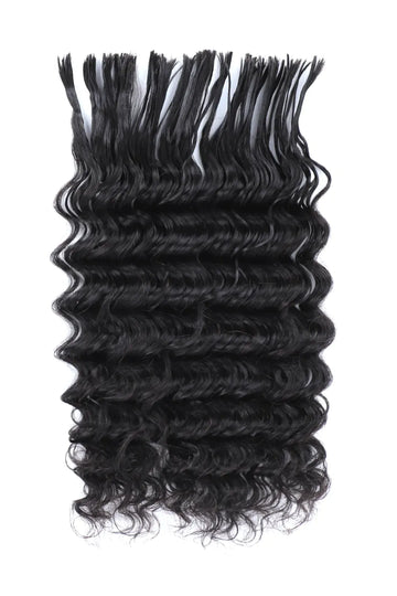 Pre-Divided Natural Black Deep Wave