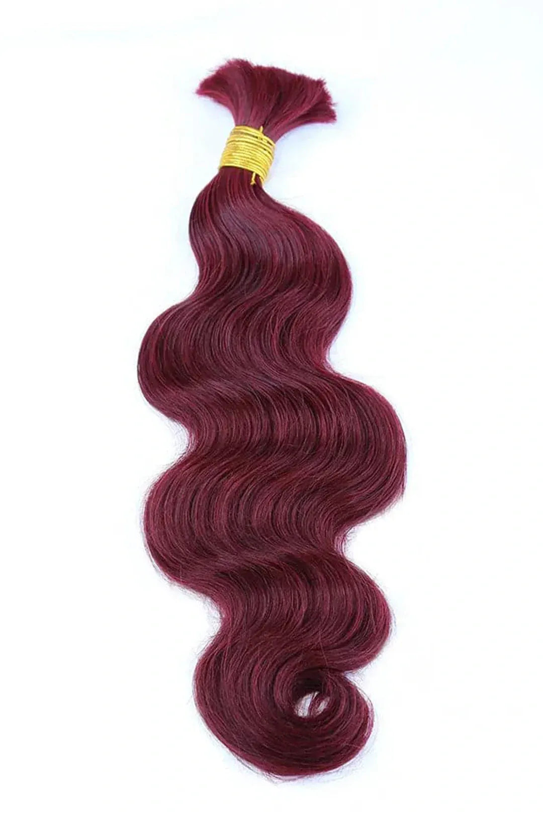 Burgundy Body Wave Bulk Human Hair