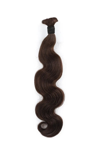 Chocolate Brown #4 Bulk Hair Body Wave