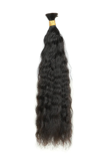Natural Black Wet & Wave Bulk Human Hair Natural Black