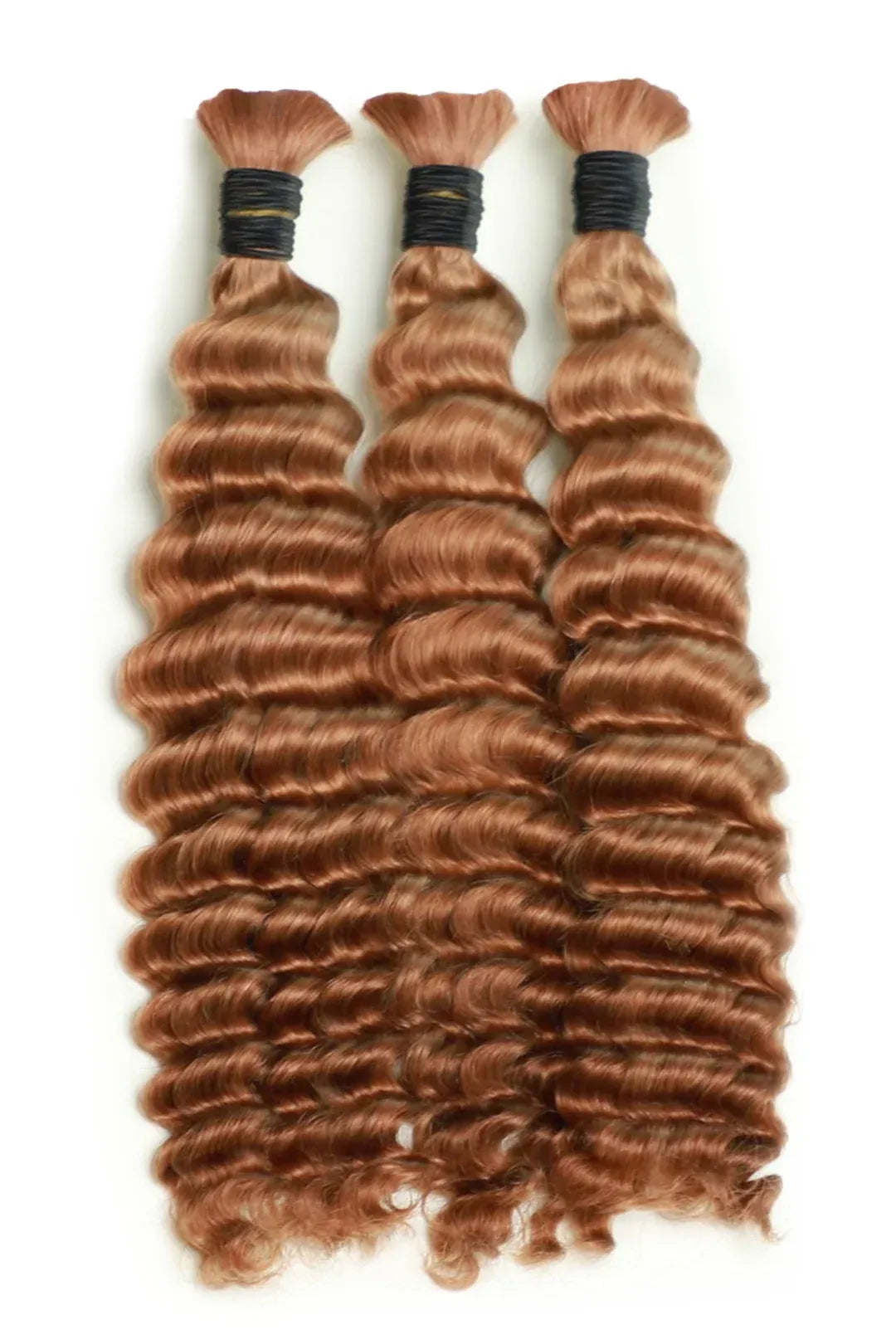 Brown #30 Bulk Hair Deep Wave