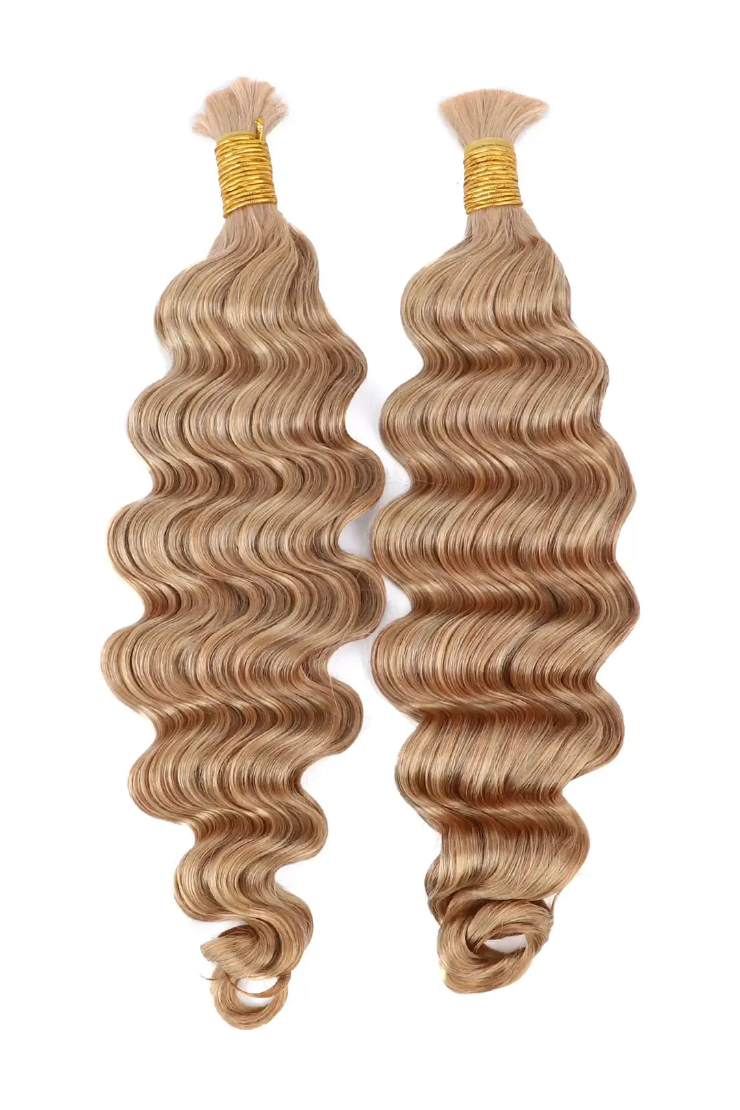 Honey Blonde #27 Bulk Hair Loose Curly