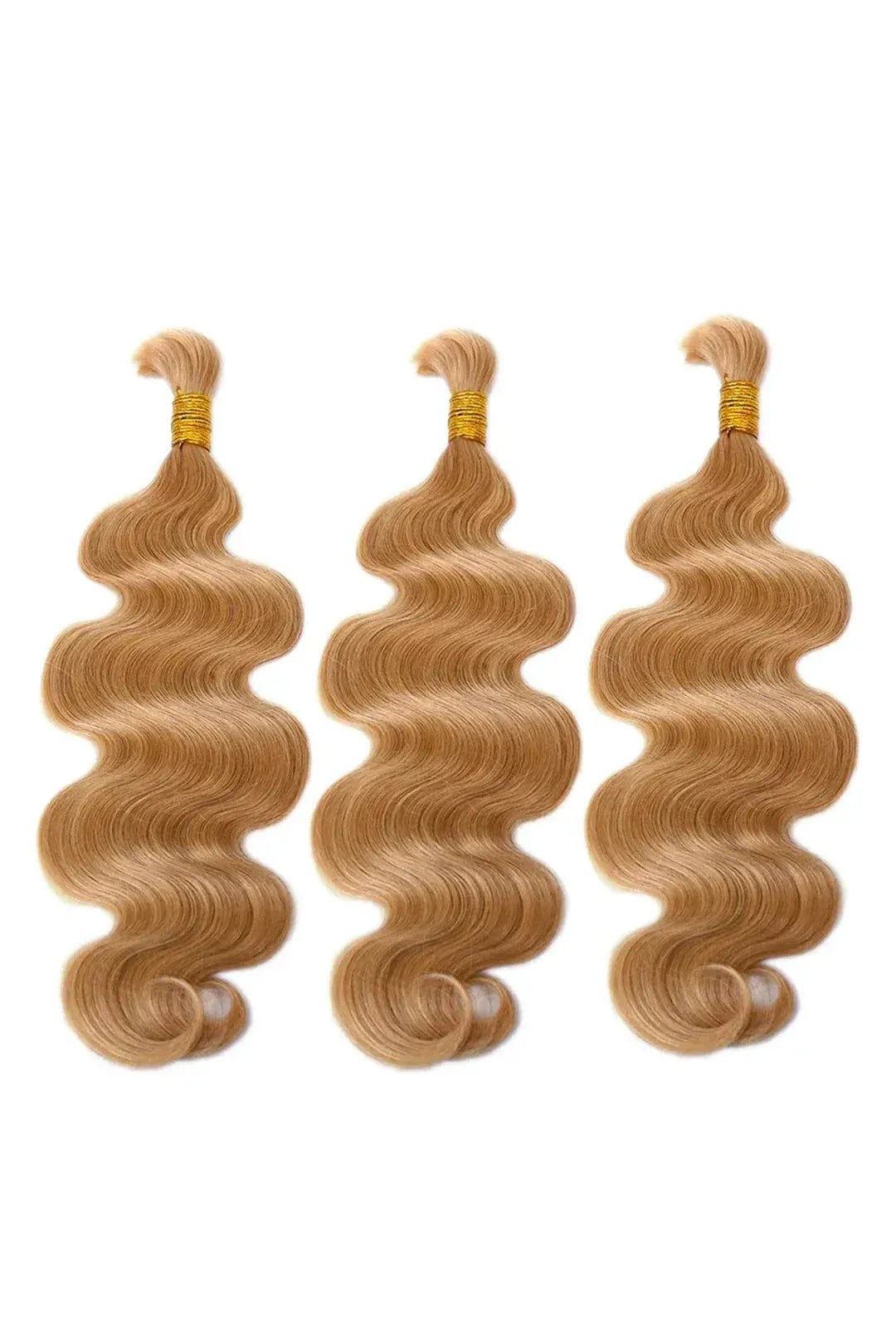Honey Blonde #27 Body Wave Bulk Hair