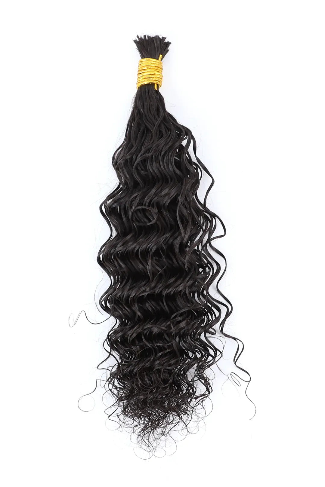 Pre-Divided Natural Black Deep Wave