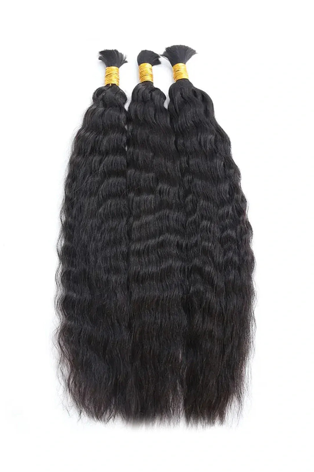 Natural Black Wet & Wave Bulk Human Hair Natural Black