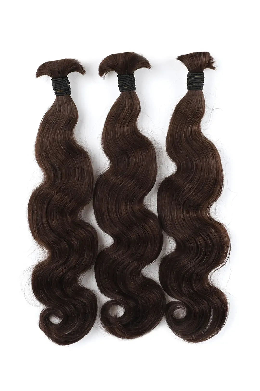 Chocolate Brown #4 Bulk Hair Body Wave