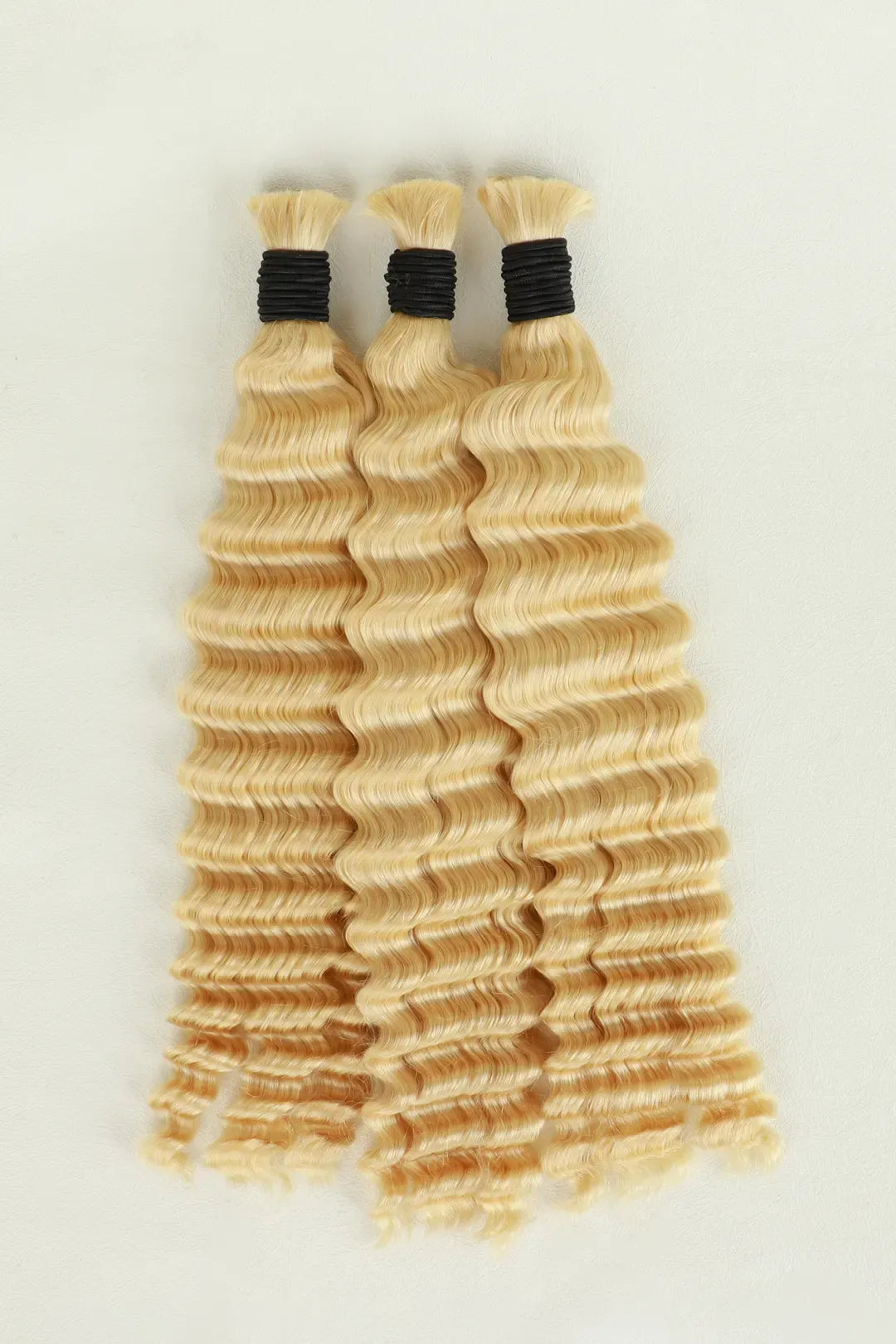 Blonde #613 Deep Wave Bulk Human Hair