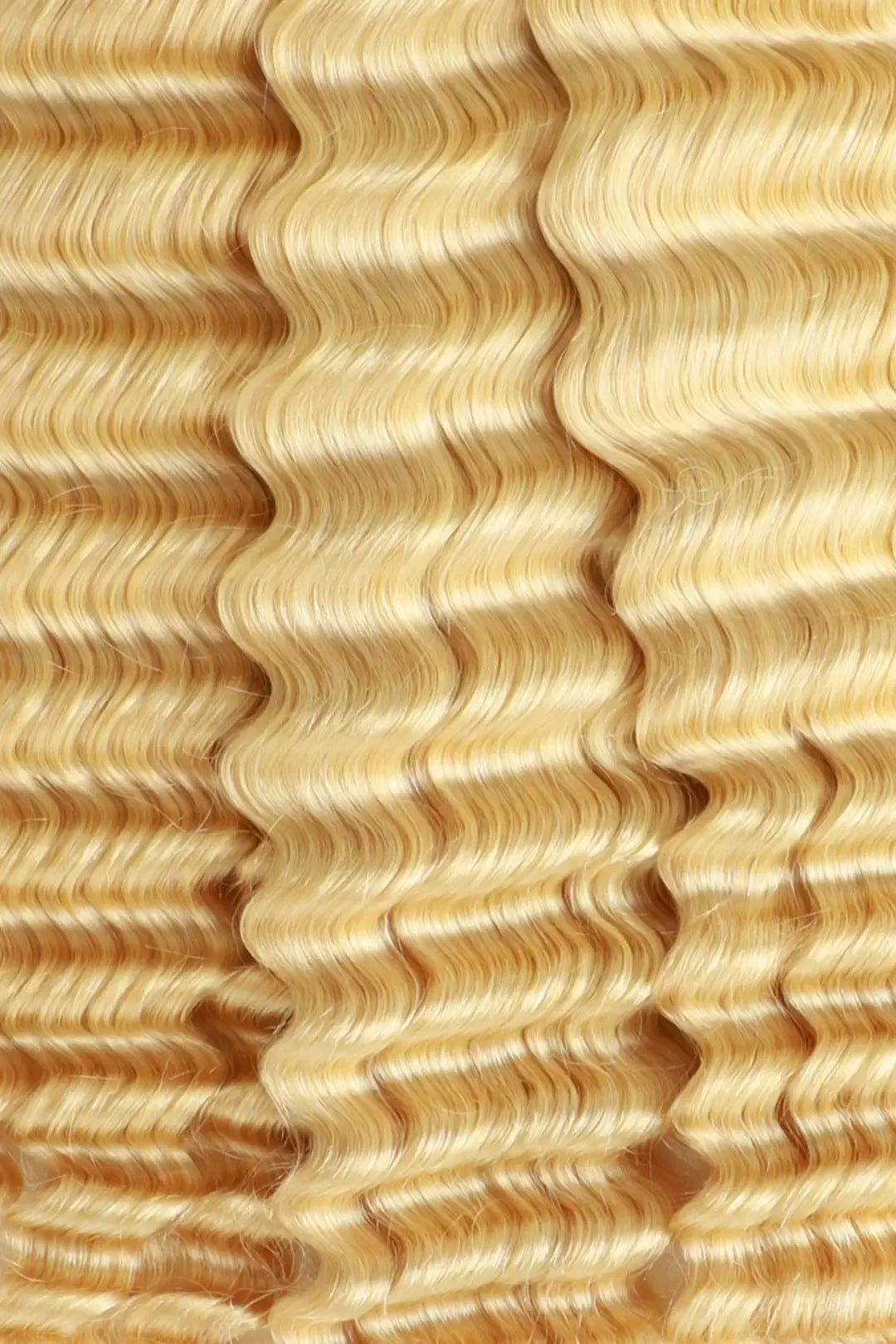 Blonde #613 Deep Wave Bulk Human Hair