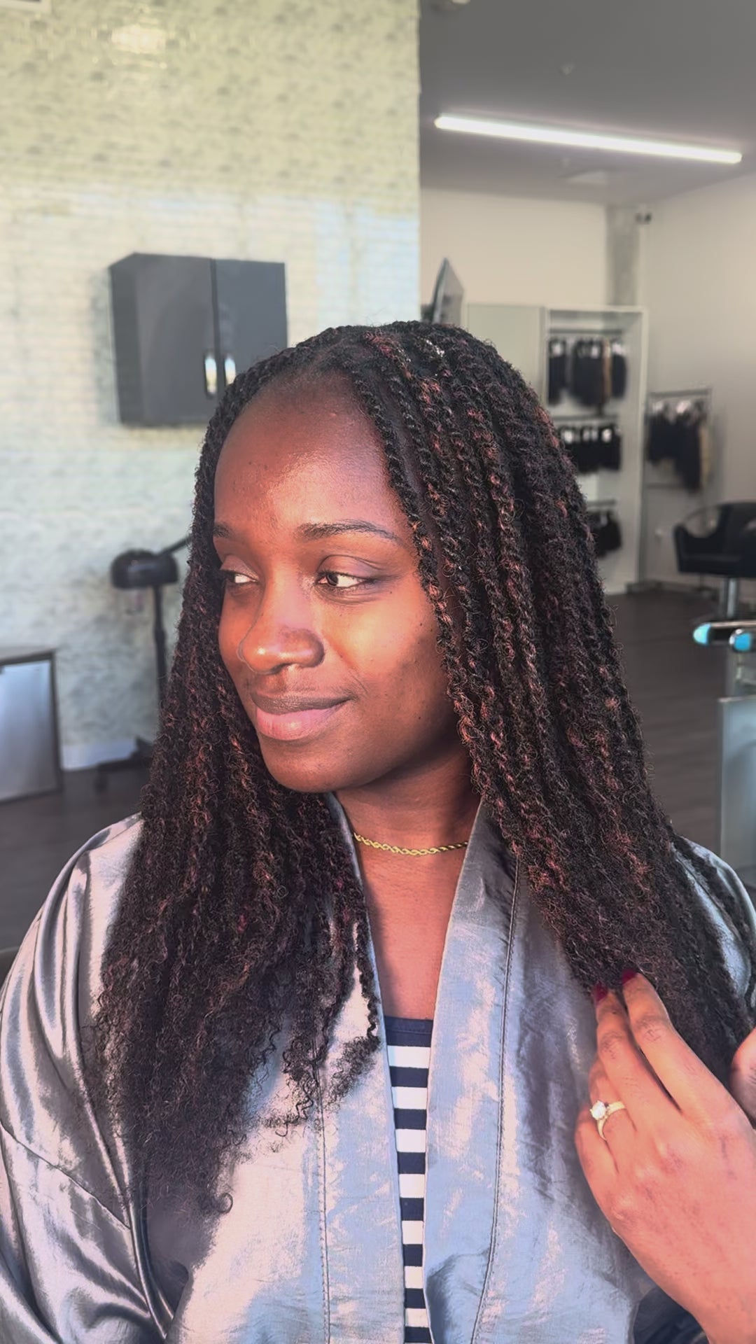 Afro Kinky #33 Brown Bulk Human Hair