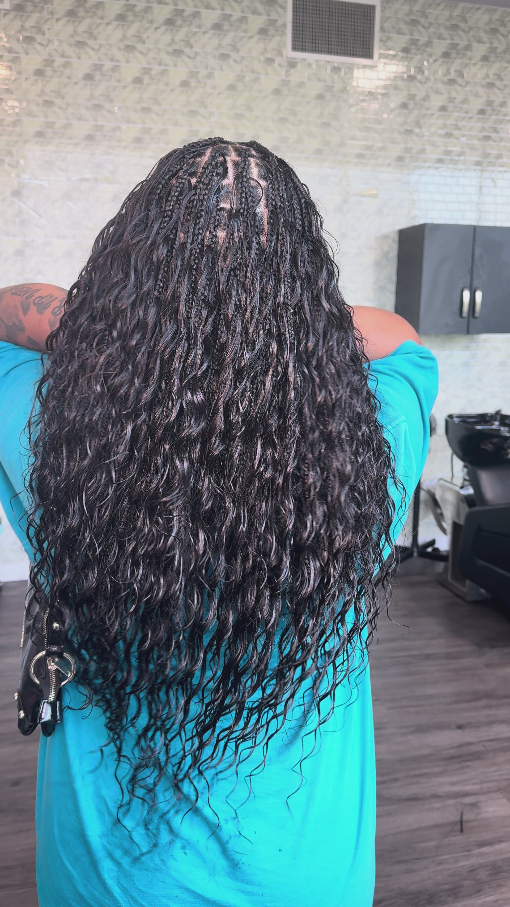 Natural Black Loose Wave Bulk Human Hair