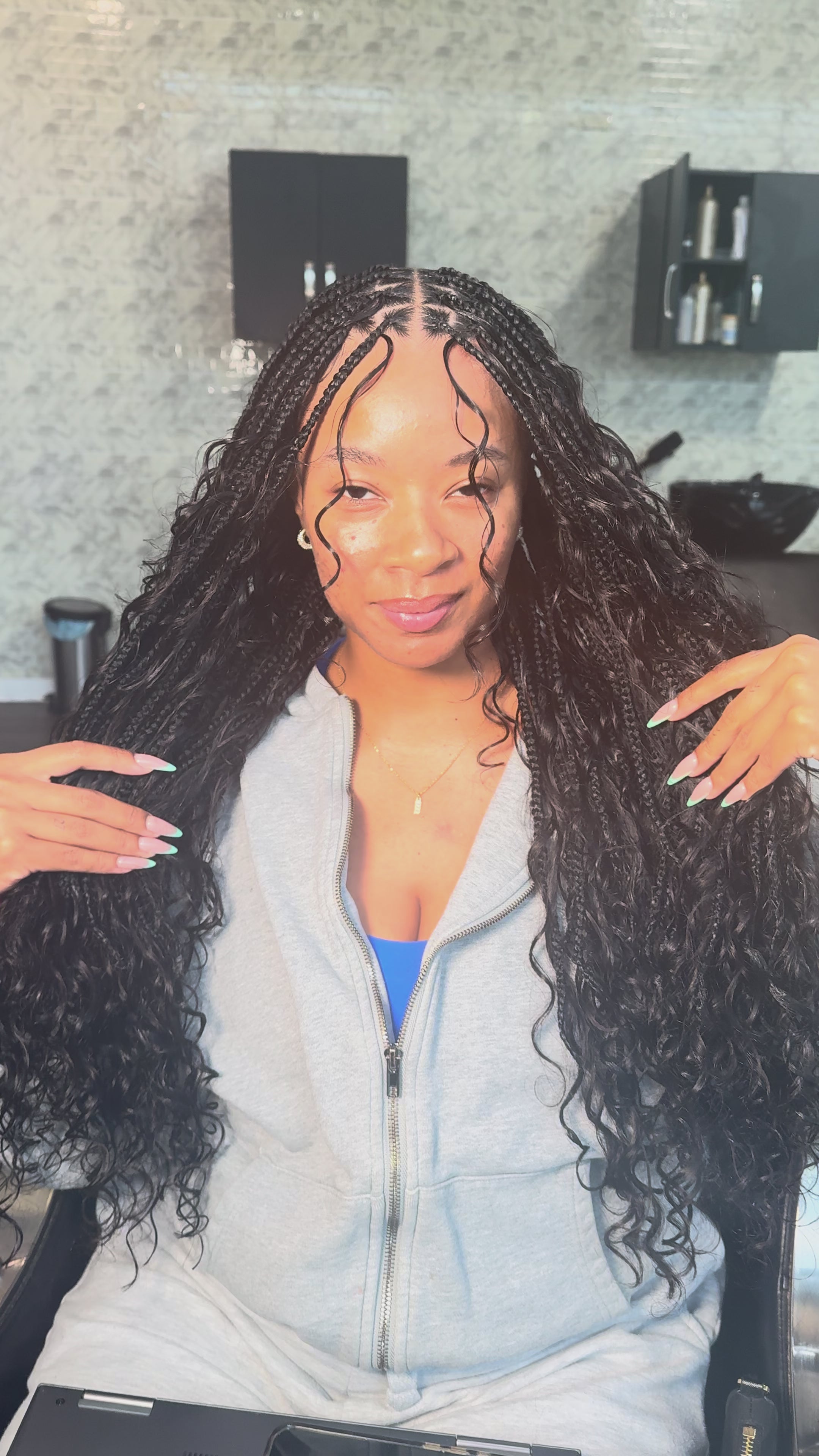 Natural Black Loose Wave Bulk Human Hair