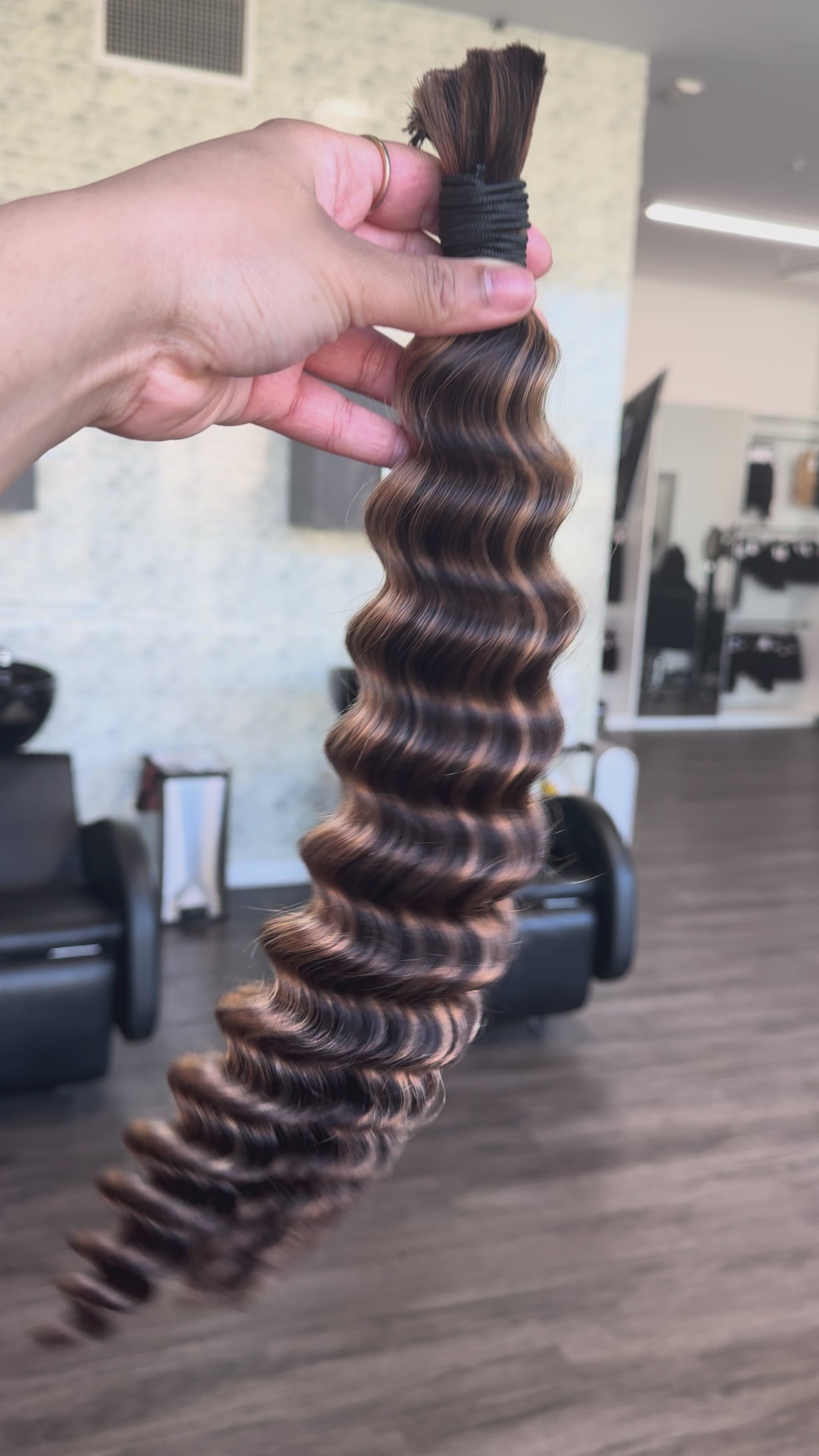 Custom Blend #4A/27/30 Deep Wave Bulk Hair