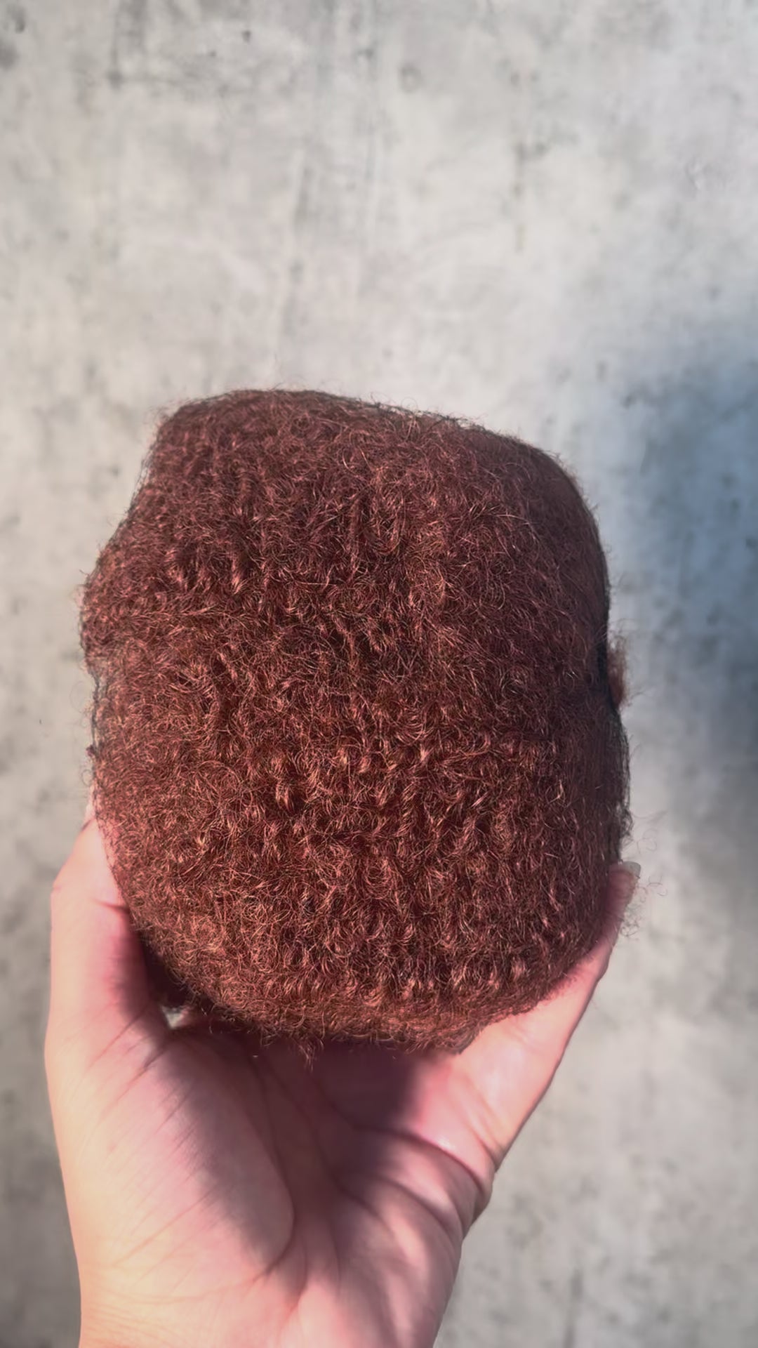 Afro Kinky #33 Brown Bulk Human Hair