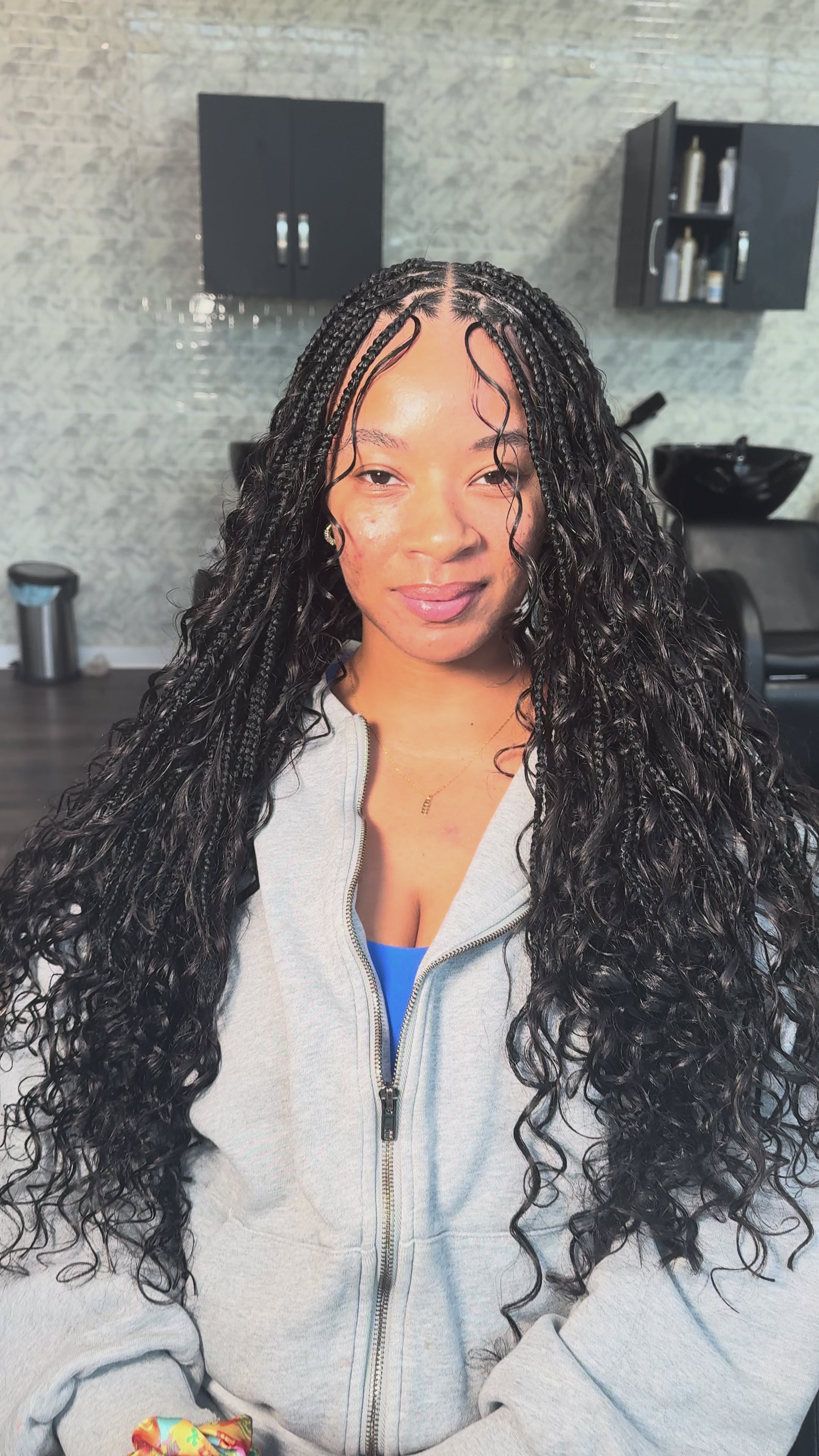 Natural Black Loose Wave Bulk Human Hair