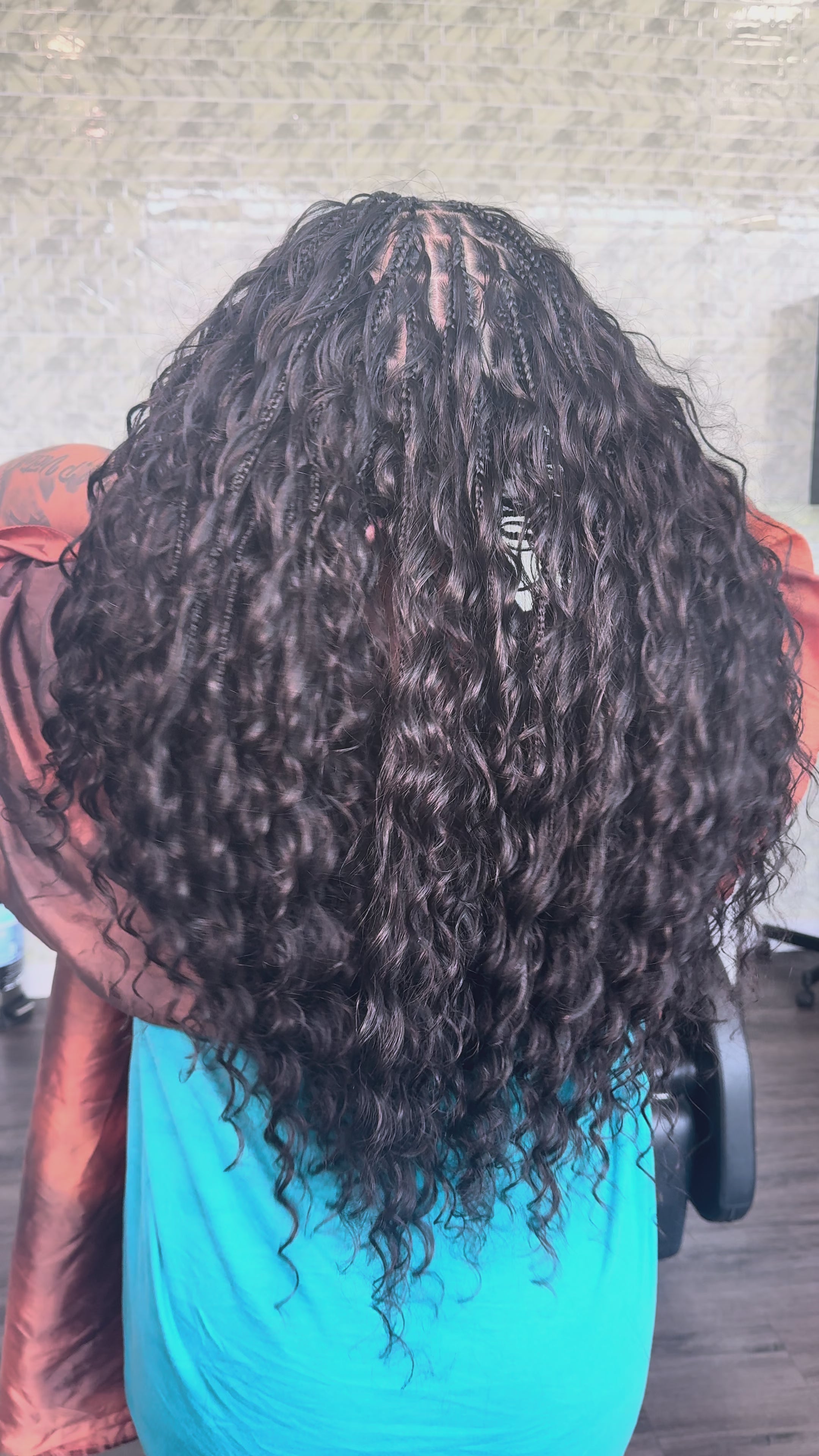 Natural Black Loose Wave Bulk Human Hair