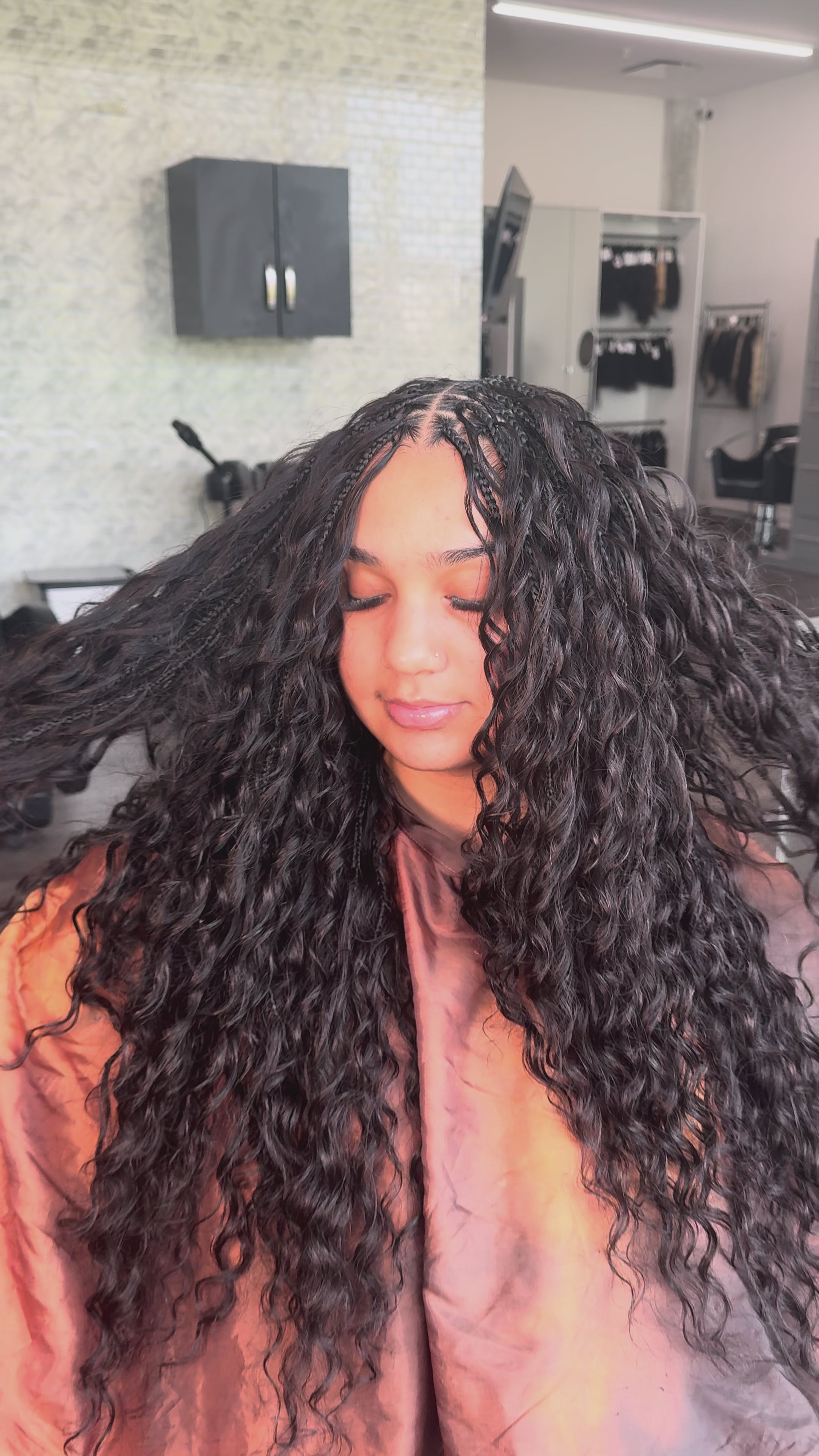 Natural Black Loose Wave Bulk Human Hair