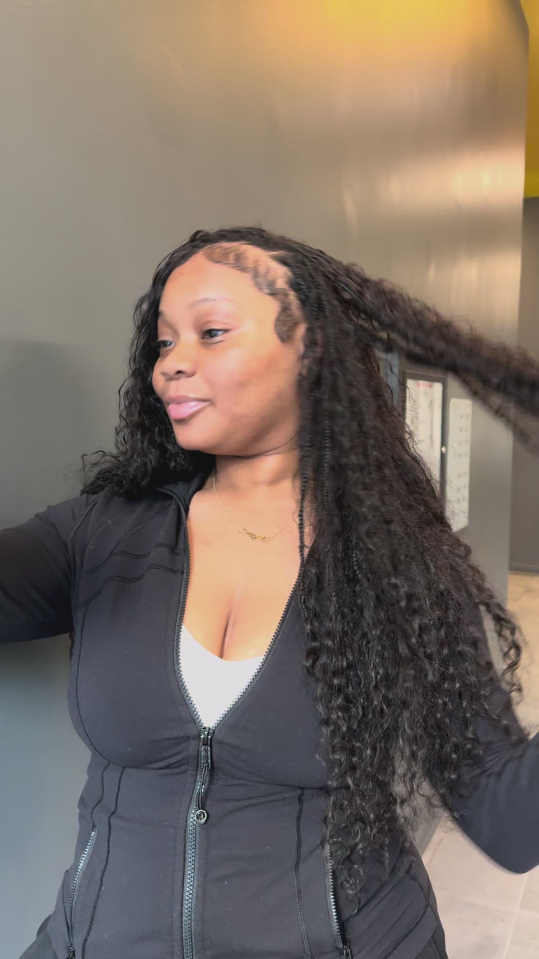 Natural Black Spanish Curly Bulk Human Hair