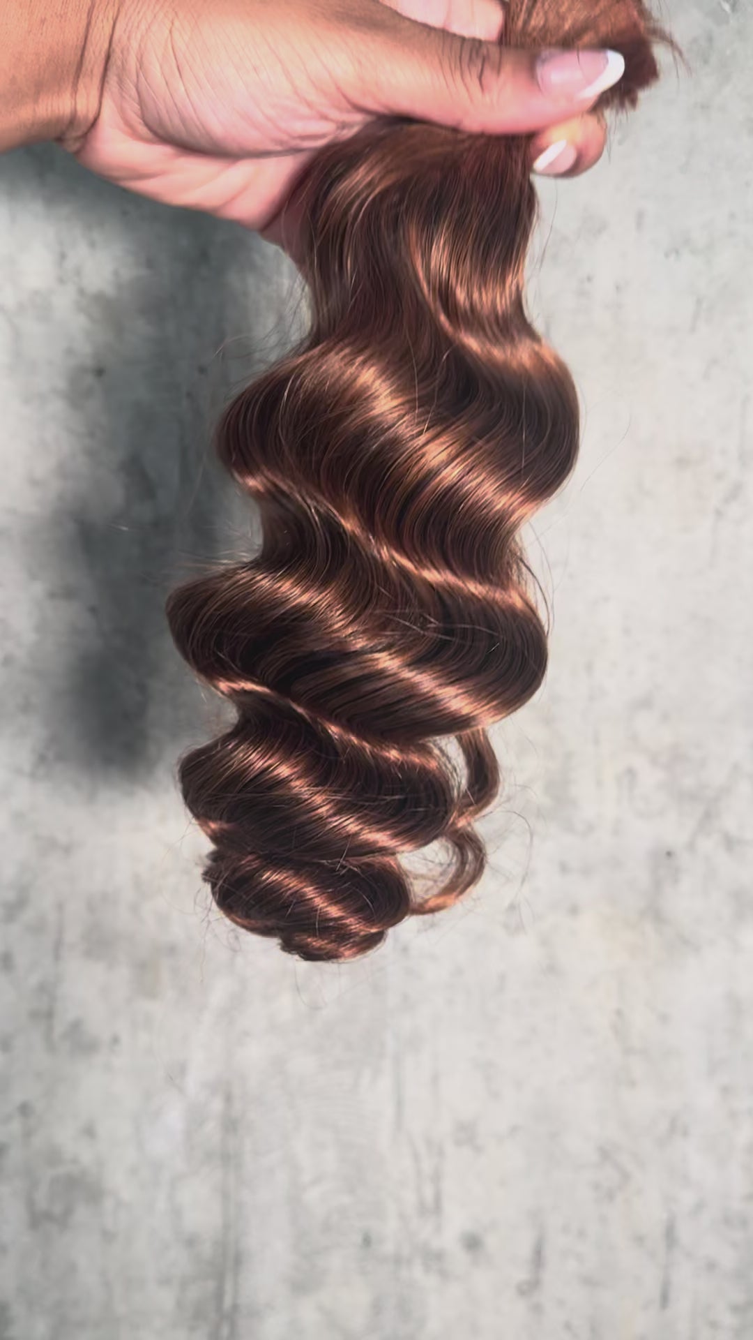 Brown #30 Loose Wave Bulk Hair